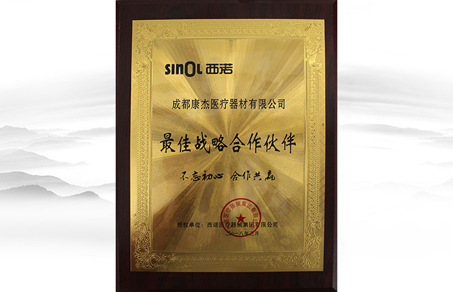 西諾醫療最佳戰略合作伙伴